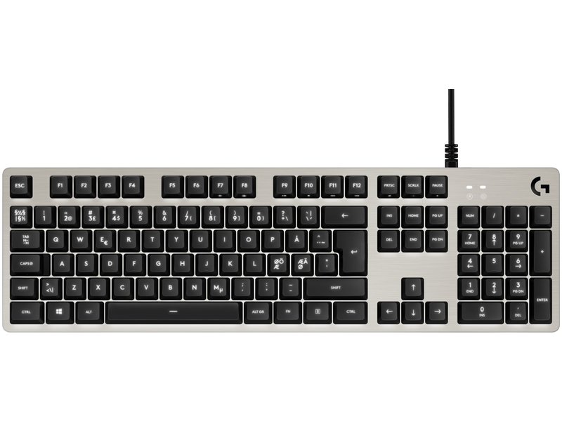 מקלדת גיימינג Logitech G413 Gaming Keyboard Silver