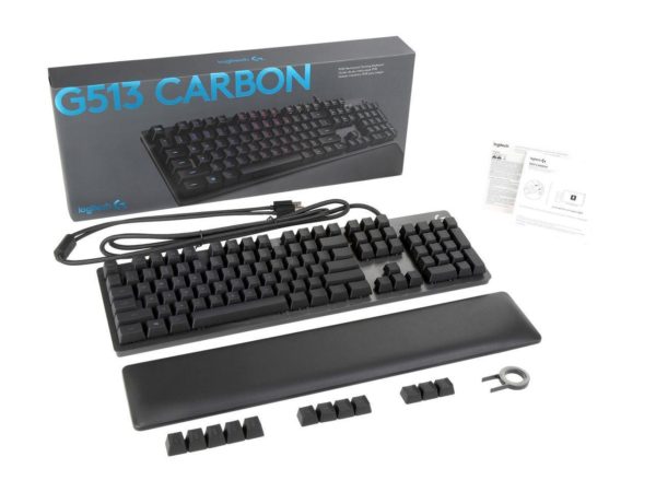 ⁦מקלדת גיימינג Logitech G513 RGB With Tactile Switches Carbon⁩ – תמונה ⁦3⁩