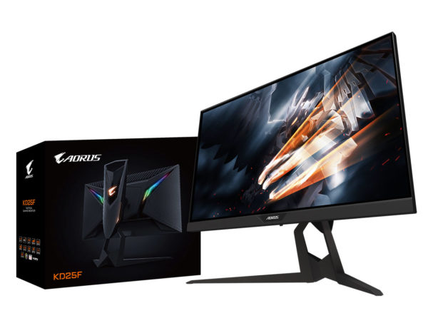 ⁦מסך גיימינג Aorus KD25F 25" 240HZ Gaming Monitor (מתצוגה)⁩ – תמונה ⁦4⁩