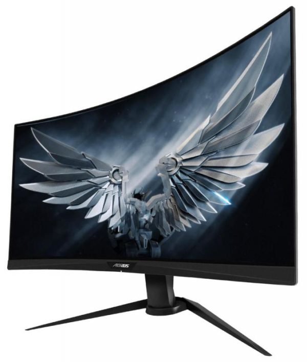 מסך גיימינג Aorus CV27Q 27" QHD 2K 165HZ Gaming Curved Monitor