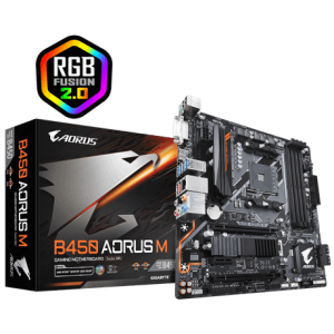 לוח אם Gigabyte B450 AORUS M Micro ATX