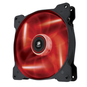 מאוורר למארז Corsair AF140 LED Red Quiet Edition 140MM