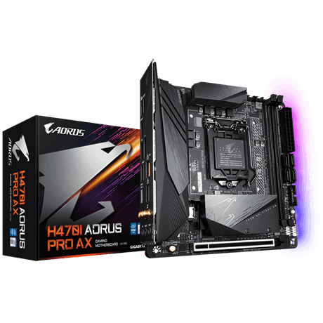 לוח אם Gigabyte H470i AORUS PRO AX Mini-ITX