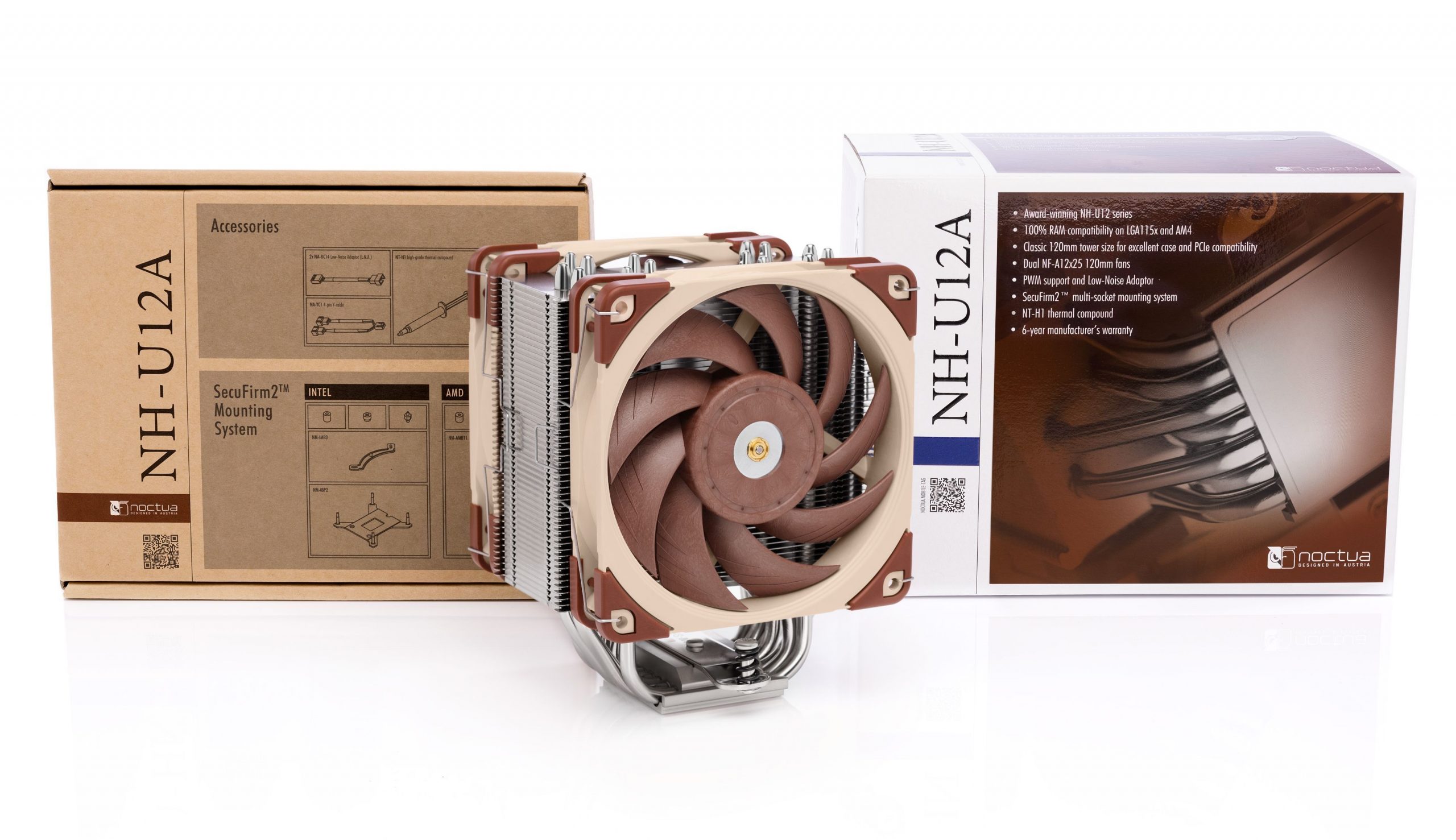 מאוורר למעבד NOCTUA NH-U12A CPU COOLER – תמונה 2