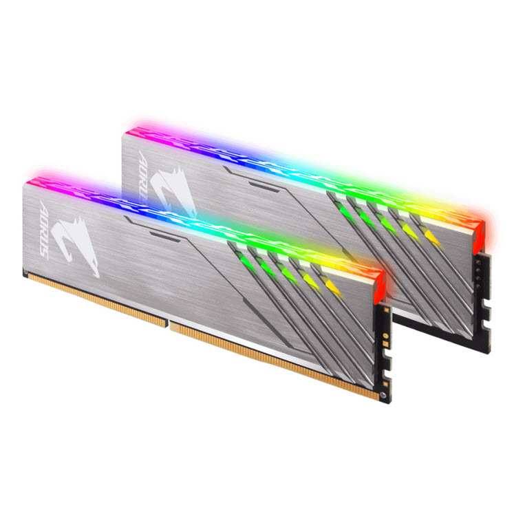 זיכרון Gigabyte 16GB KIT (2x8GB) DDR4 3600MHz AORUS RGB C18 – תמונה 2