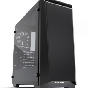 מארז Phanteks Eclips P400 TG Mid Tower צבע שחור ולבן
