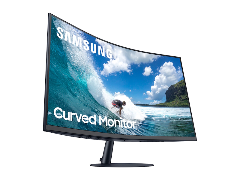 מסך Samsung C27T550FDM FHD Curved 27" 75Hz – תמונה 3