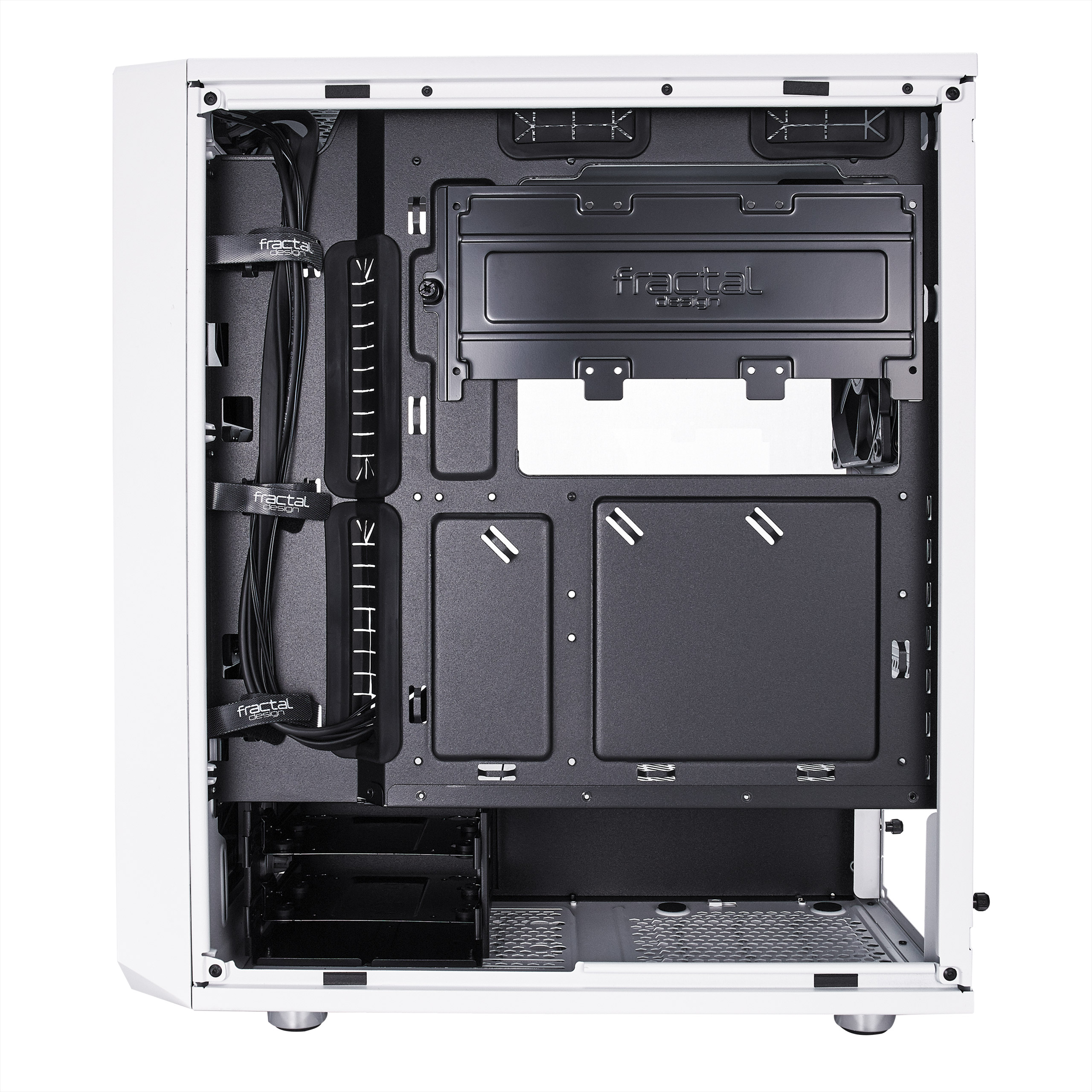 מארז  Fractal Design Meshify C White TG Mid Tower צבע לבן – תמונה 2