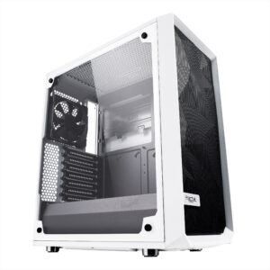 מארז  Fractal Design Meshify C White TG Mid Tower צבע לבן