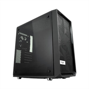 מארז  Fractal Design Meshify Mini C Blackout Dark TG Micro-ATX צבע שחור קל