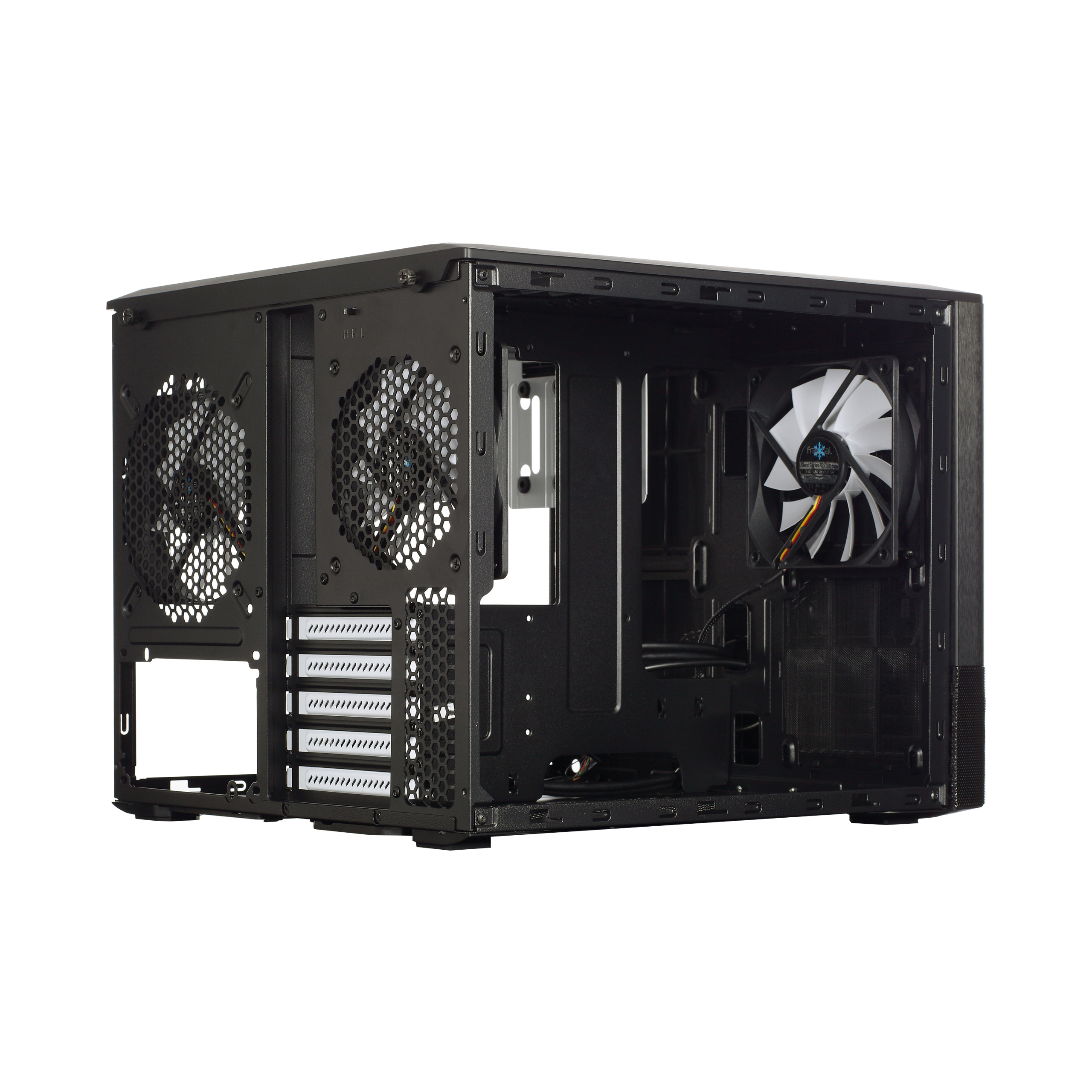 מארז  Fractal Design Node 804 Black Window Micro ATX צבע שחור – תמונה 5