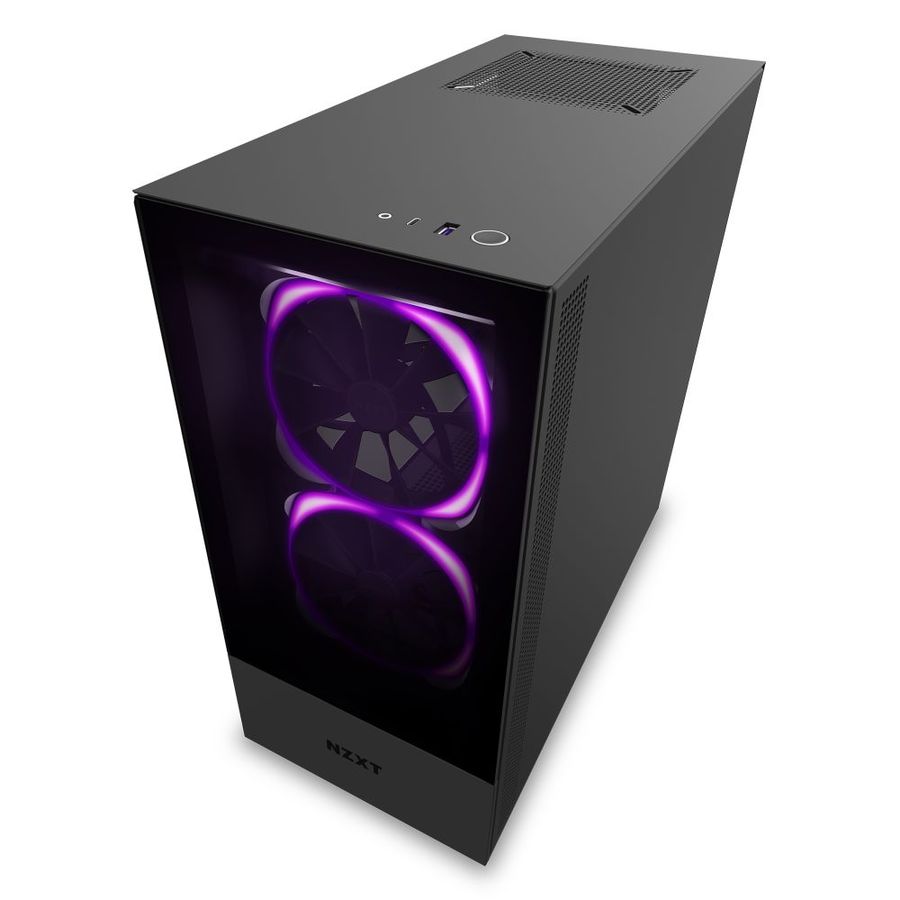 מארז NZXT H510 Elite Matte Black compact ATX Mid-Tower  צבע שחור – תמונה 4