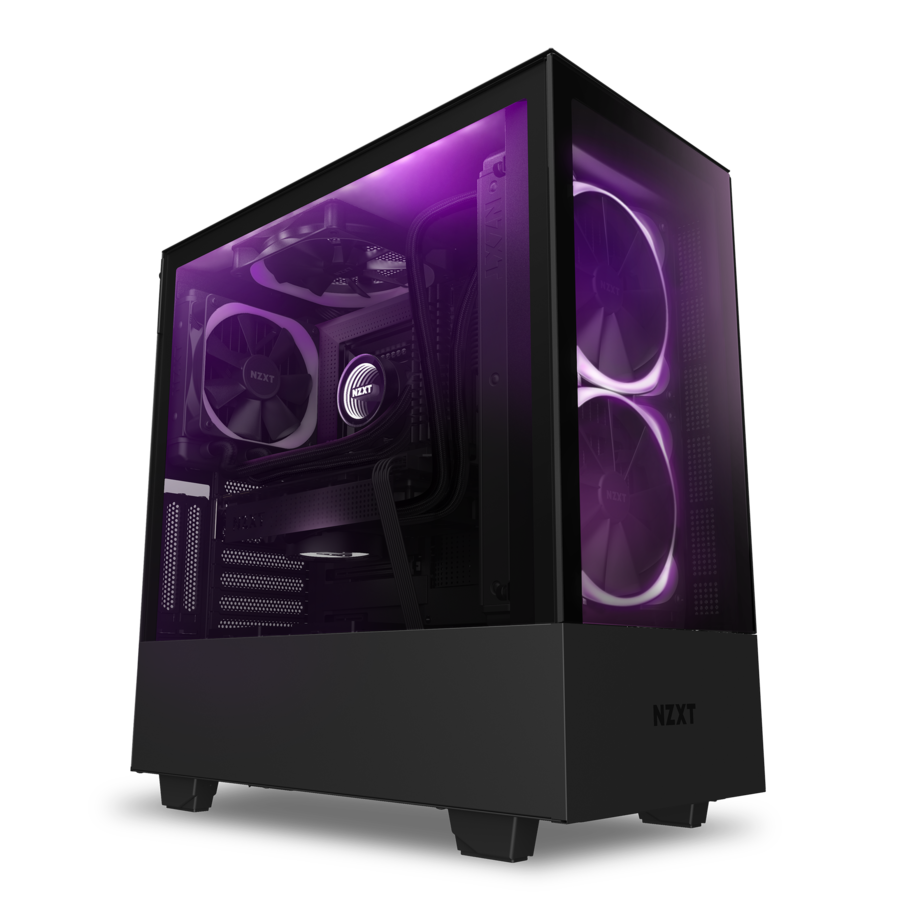 מארז NZXT H510 Elite Matte Black compact ATX Mid-Tower  צבע שחור
