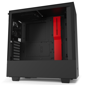 מארז NZXT H510i Matte Black/Red Compact ATX Mid -Tower צבע שחור ואדום