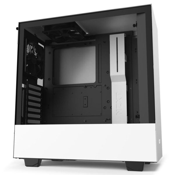 מארז NZXT H510i Matte White Compact ATX Mid -Tower צבע לבן