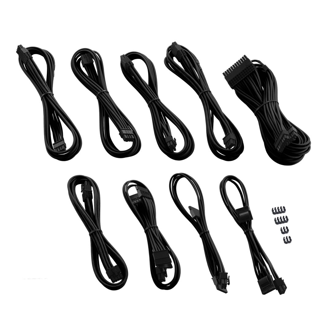 סט כבלים לספק כוח CableMod C-Series PRO ModMesh Black – תמונה 2