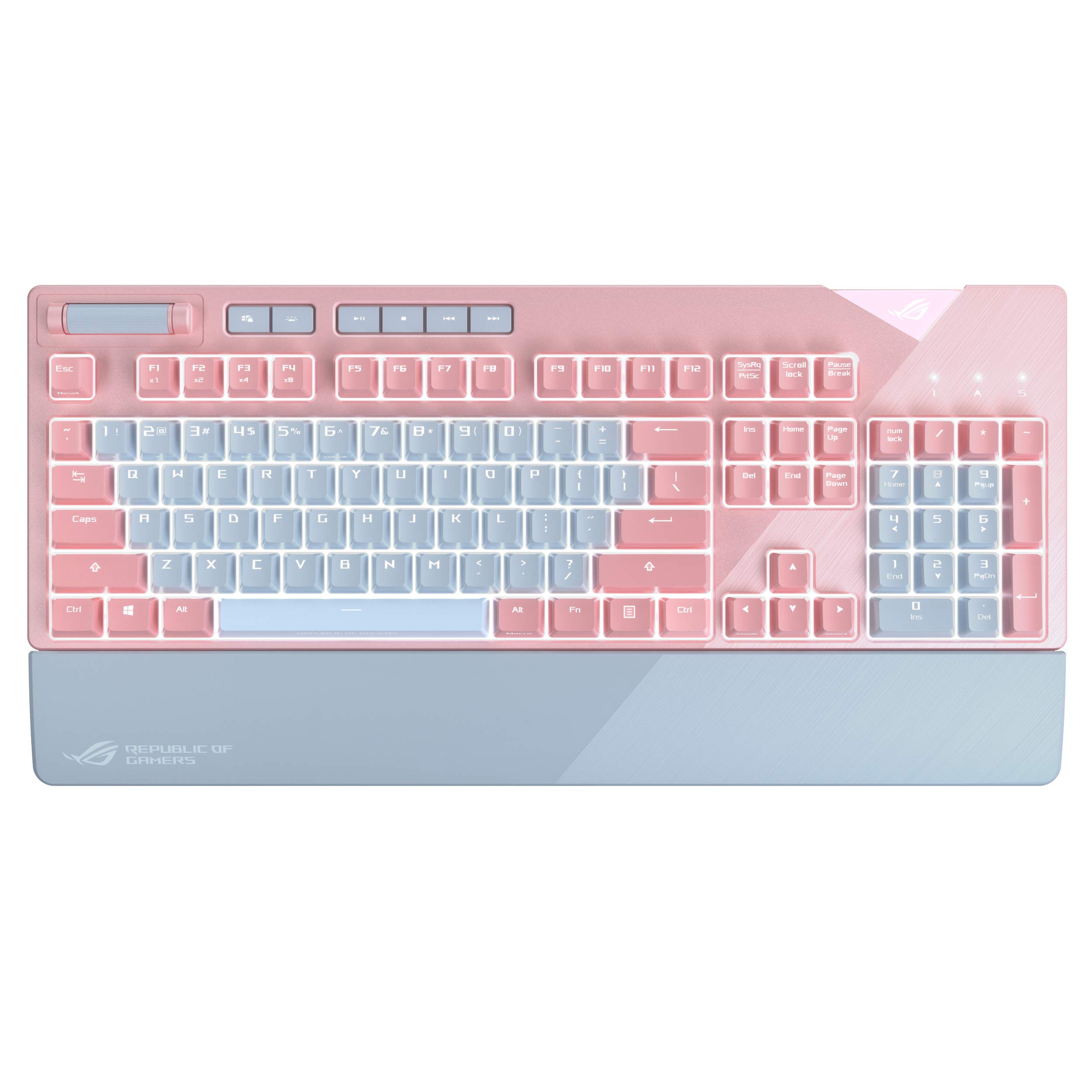 מקלדת גיימינג Asus ROG STRIX FLARE PNK LTD RGB Cherry MX Brown Switch – תמונה 2