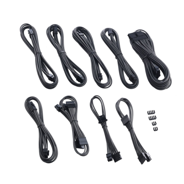 ⁦סט כבלים לספק כוח CableMod C-Series PRO ModMesh Carbon⁩ – תמונה ⁦2⁩