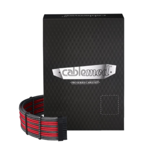סט כבלים לספק כוח CableMod C-Series PRO ModMesh Carbon Red