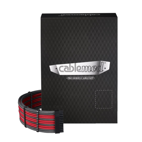 סט כבלים לספק כוח CableMod C-Series PRO ModMesh Carbon Red
