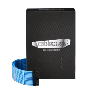 סט כבלים לספק כוח CableMod C-Series PRO ModMesh Light Blue