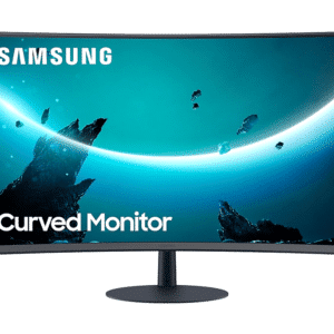 מסך גיימינג Samsung C24T550FDM 24" 75Hz FHD Curved