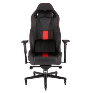 כיסא גיימינג Corsair T2 Road Warrior Gaming Chair Black/Red צבע שחור ואדום