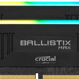 זיכרון Crucial 16GB (2x8GB) DDR4 4000MHz Ballistix MAX RGB Black C18
