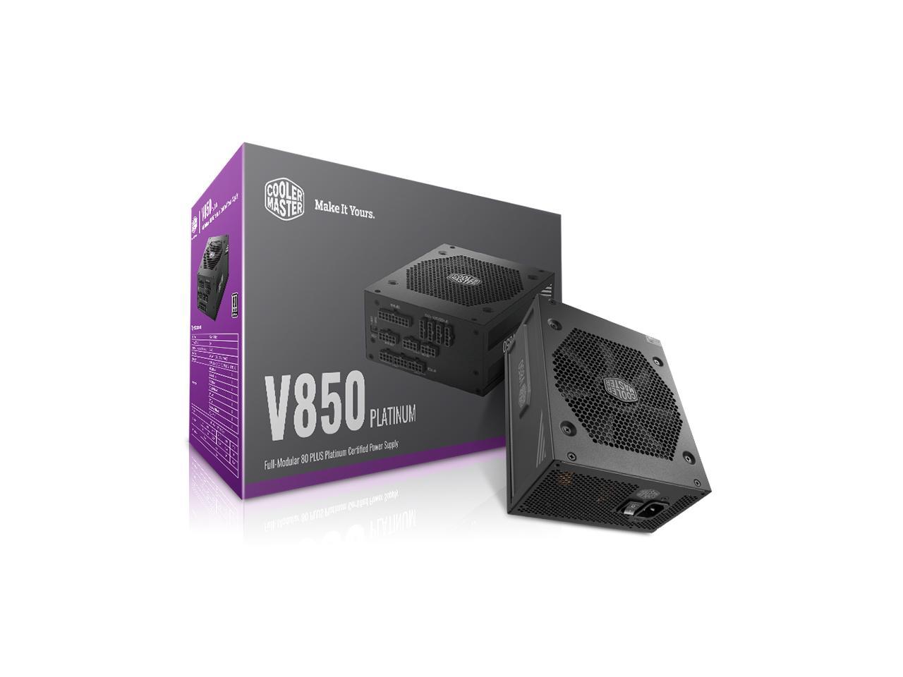 ספק כוח למחשב CoolerMaster V850 850W 80+ PLATINUM fully modular