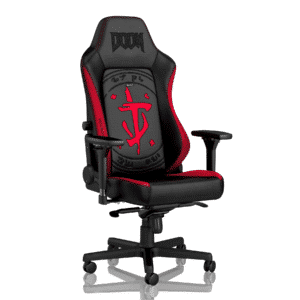 כיסא גיימינג Noblechairs HERO DOOM Edition Gaming Chair Black/Red צבע שחור אדום