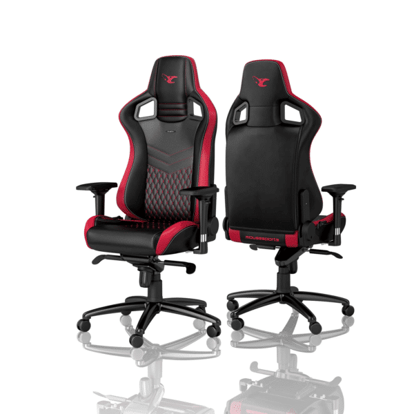 ⁦כיסא גיימינג Noblechairs EPIC MouseSports Edition Gaming Chair Black/Red צבע שחור אדום⁩ – תמונה ⁦2⁩