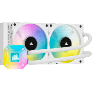 קירור נוזלי למעבד Corsair iCUE H100i ELITE CAPELLIX 240MM WHITE
