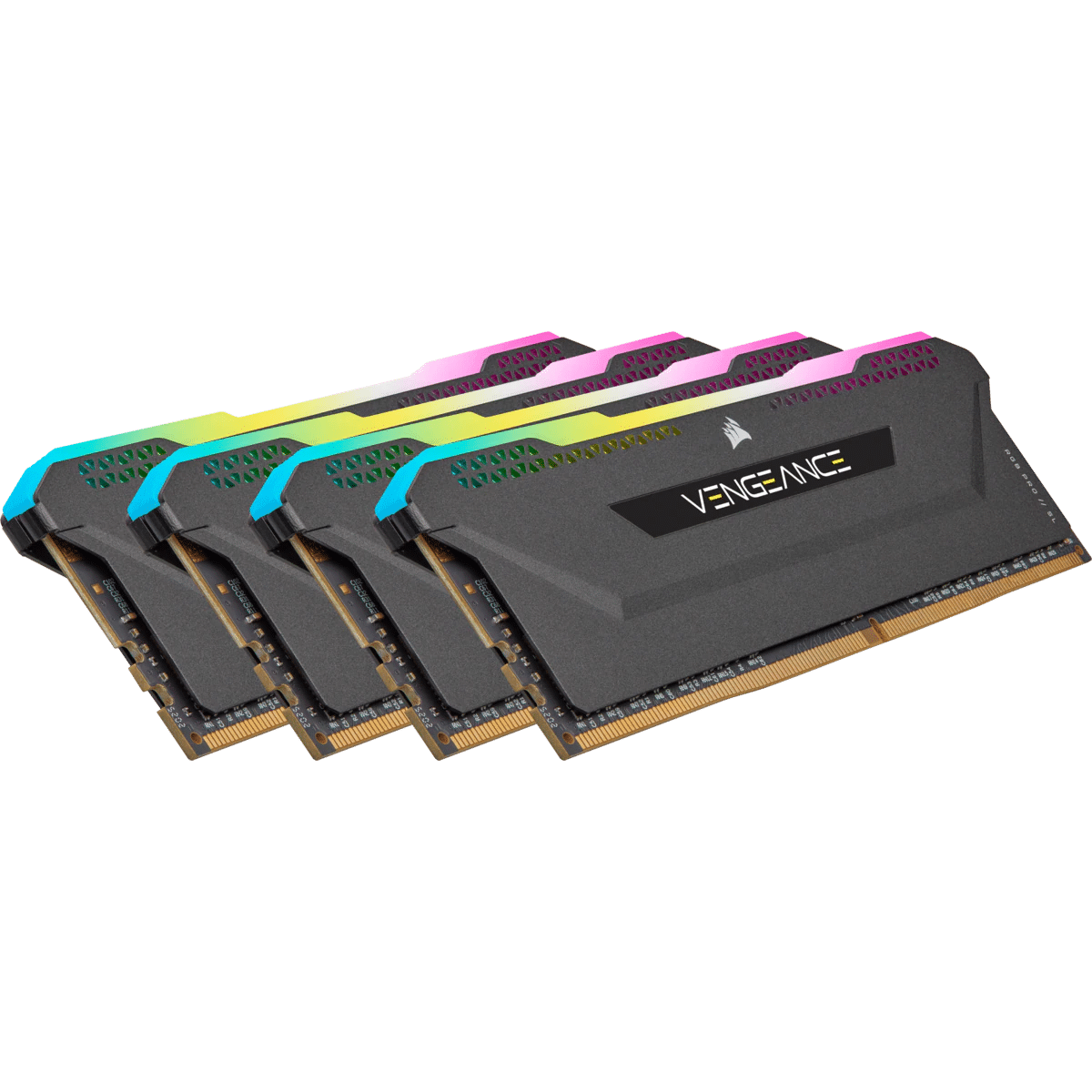 זיכרון Corsair 32GB KIT (4x8GB) DDR4 3600MHz Vengeance RGB Pro SL C18 INTEL