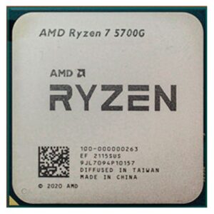 מעבד AMD Ryzen R7 5700G 8-Cores 16-Threads 3.8GHz Turbo 4.6GHz TRAY