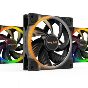 מאוורר למארז be quiet! Light Wings 120mm PWM 3 Pack