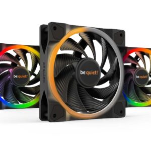 מאוורר למארז be quiet! Light Wings 120mm PWM High-Speed 3 Pack