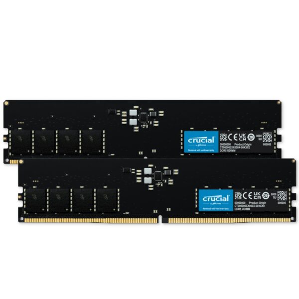 זיכרון Crucial 64GB (2x32GB) DDR5 4800MHz Black C40