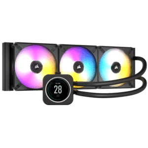 קירור נוזלי למעבד Corsair iCUE H150i ELITE LCD Display Liquid 360MM