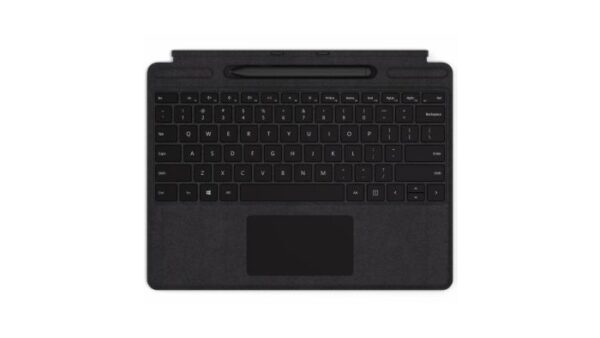 מקלדת ועט למחשב Surface Pro X Signature Keyboard with Slim Pen Bundle (שחור)