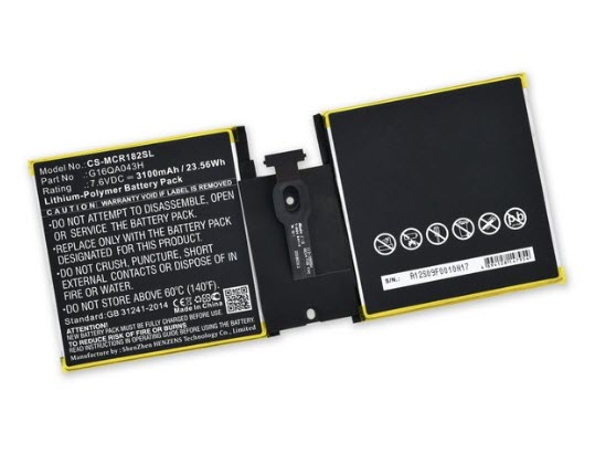 החלפת סוללה לטאבלט סרפייס Surface 3 Go