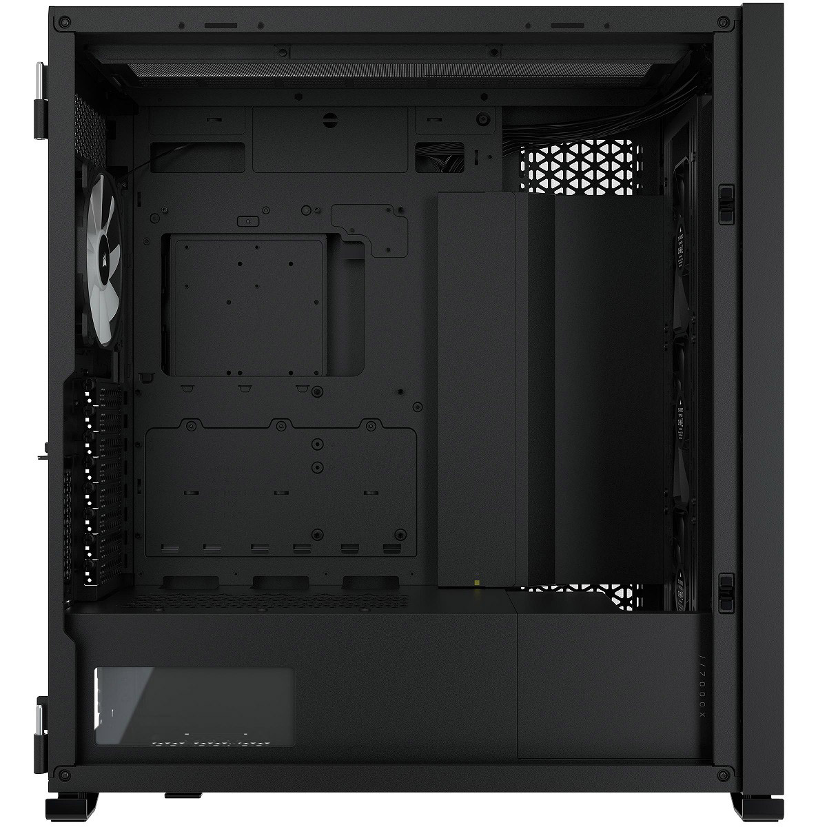 מארז CORSAIR 7000X iCUE RGB TG BLACK Full Tower צבע שחור – תמונה 2