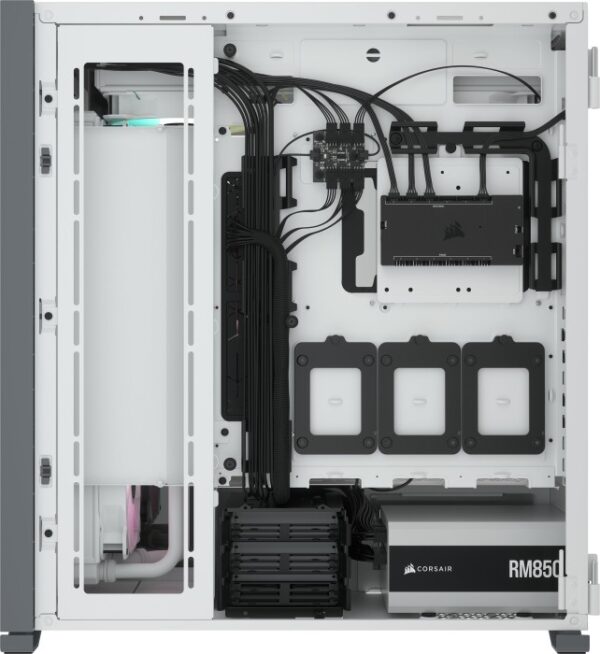 ⁦מארז CORSAIR 7000X iCUE RGB TG WHITE Full Tower צבע לבן⁩ – תמונה ⁦4⁩