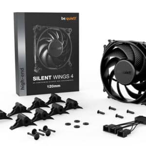 מאוורר למארז be quiet! SILENT WINGS 4 120MM 1600RMP