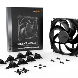 מאוורר למארז be quiet! SILENT WINGS 4 140MM PWM high-speed 1900RMP