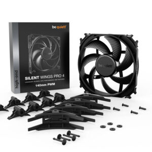מאוורר למארז be quiet! SILENT WINGS PRO 4 PWM 140MM 2400RMP