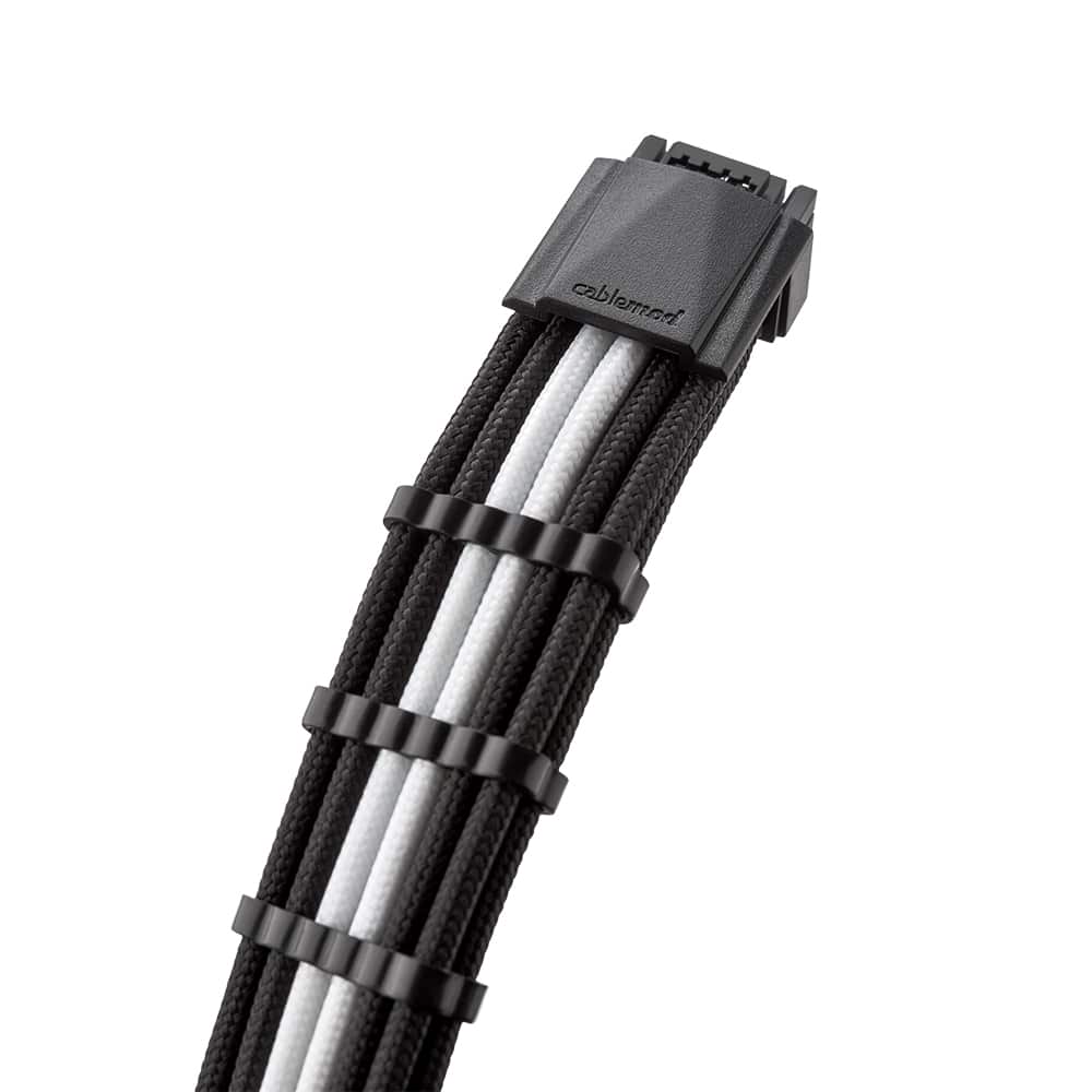 סט כבלים לספק כוח CableMod C-Series Pro ModFlex Black/White +12VHPWR – תמונה 4