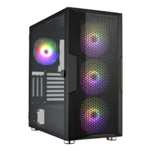 מארז FSP CUT592 GAMING RGB Mid Tower צבע שחור