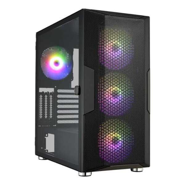 מארז FSP CUT592 GAMING RGB Mid Tower צבע שחור