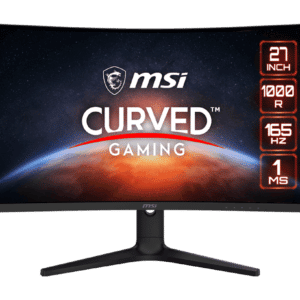 מסך גיימינג MSI Optix G271C 27" FHD 165HZ Curved Gaming Monitor
