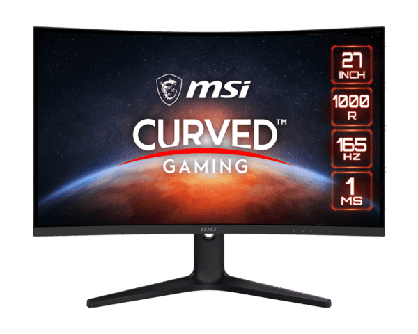 מסך גיימינג MSI Optix G271C 27" FHD 165HZ Curved Gaming Monitor